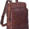 Chesterfield - 15,4 Inch Laptop Rugzak - Mack - Cognac