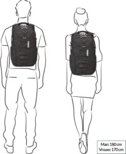 Thule Construct Backpack 28L - Laptop Rugzak 15.6 Inch - Zwart -Schoolbenodigdheden 980x1200 7