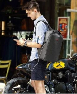 Tigernu Protector - Laptop Rugzak 15,6 Inch - Anti Diefstal Rugzak - 22l - Waterafstotend - Grijs -Schoolbenodigdheden 981x1200 5