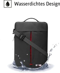 VEGMANN AV6453 Laptoptas 15,6-inch Notebooktas Laptopbeschermhoes Case PC-laptopbeschermtas Rood -Schoolbenodigdheden 985x1200