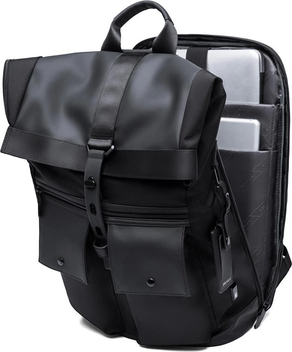 Bange Rugzak - 15,6 Inch Laptop Vak - Multifunctioneel - Comfort - Incl. Smart Thermosfles 11 Bange Rugzak - 15,6 Inch Laptop Vak - Multifunctioneel - Comfort - Incl. Smart Thermosfles - Afbeelding 11